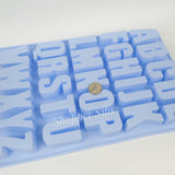 Big Letter Mold Alphabet Mold for Standee Lamp Resin Art (Also for Chocolate, Baking, Soap, Candle Making)