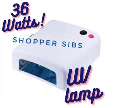 36 Watts UV Lamp • High Power • Cures in Minutes • No Sticky Resin Left
