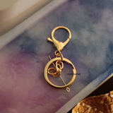 Gold or Silver Keyring Keychain with Lobster Clasp • Key Ring • Key Chain
